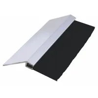 AMERICAN GARAGE DOOR SUPPLY Brush Seal: 45° Angle, Polypropylene, 1 in Brush Lg, 1 1/4 in Holder Lg (MPN BP4121-10)