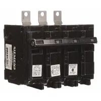 Miniature Circuit Breaker: 90 A Amps, 120/240V AC, 3 Poles, Shunt Trip (MPN B390H00S01)