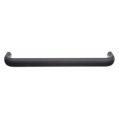 MONROE PMP Pull Handle: Threaded Holes, Aluminum, Black - Load-Rated Standard "U" Pull Handles