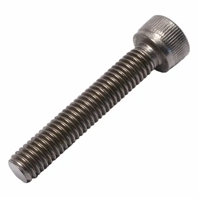 ALLIED TITANIUM Socket Head Cap Screw: M6x1.00 Thread Size, 35 mm Lg, Std, Plain, Titanium - Metric System Standard Socket Head Cap Screws