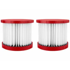 This MILWAUKEE cartridge filter is a HEPA wet/dry paper filter designed for use with Milwaukee shop vacuums. It captures fine dust and debris during both wet and dry pickup. Compatible with Milwaukee models 0880-20, 0960-20, and 0970-20.