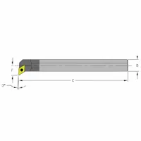 ULTRA-DEX USA Indexable Boring Bar: E12Q SDUPR3 (MPN 920-000-313)