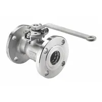 KECKLEY Manual Two-Way Ball Valve: 4 in, 316 Stainless Steel, Straight, Class 300 Flange, One-Piece (MPN BVF1RF4RSSRGSL-400)