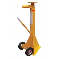 Trailer Stabilizing Jack: Ratchet, 40,000 lb Max Lifting Capacity, 44 1/2 in Min Lift Ht, Rectangle