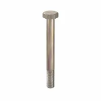 Hex Head Cap Screw: Steel, Class 10.9, Zinc Yellow, M10, Metric, 95 mm lg, Partially Threaded, 50 PK (MPN HC10100951-050P1)