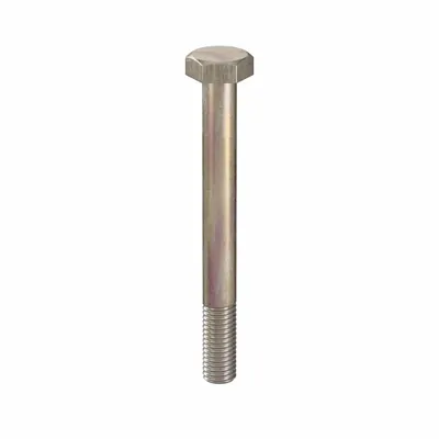 LINDSTROM Hex Head Cap Screw: Steel, Class 10.9, Zinc Yellow, M10, Metric, 95 mm lg - Class 10.9 Steel Hex Head Cap Screws