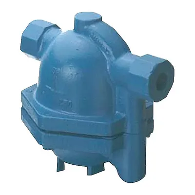 NICHOLSON Steam Trap: Cast Iron, 1/2 in FNPT, 1,400 lb/hr, 50 psi Max., 450°F Max. - Cast Iron In-line Float & Thermostatic Steam Traps