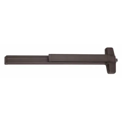 VON DUPRIN 99NL-OP-F 3 313 Rim Exit Device, Bronze, Touchbar, Night Latch - Rim Push Bars
