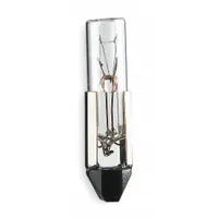 Incandescent lamp with Telephone Slide No. 5 base and T2 bulb shape. Operates at 6V AC with 0.84 W power consumption, producing white light. Used for indicator and pilot-light applications in control panels, switchgear, and telecom equipment