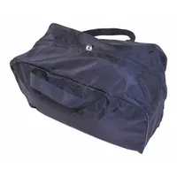 R&B FABRICATIONS Duffel Bag: Nylon, Black, 3,750 cu in Interior Volume, 24 in Lg, 12 in Wd, 13 in Ht (MPN RB-192BK-PLN)