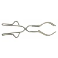 Flask Tongs: 12 1/2 in Overall Lg, Stainless Steel, 1/2 in Tip Lg, ASTM, Flask Tip (MPN 787-114)
