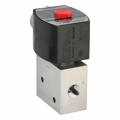 REDHAT Solenoid Valve: 3-Way, Configurable, 1/4 in Pipe Size, 120V AC - 3-Way/2-Position, Configurable Solenoid Valves
