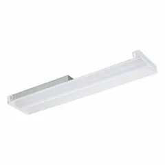 This 1 ft. x 4 ft. LED center-basket troffer replaces (2) lamp T8 fixtures. It delivers 4,114 lumens at 3500K color temperature, consumes 33 W, operates on 120 to 277V AC, and is dimmable. Suitable for commercial lighting applications such as offices, schools, and retail spaces.