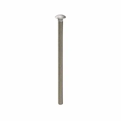 USA INDUSTRIALS Carriage Bolt: Square Neck, 5/16"-18 Thread Size, 6 in lg, Stainless Steel - 316 Stainless Steel Square Neck Carriage Bolts