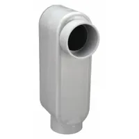 Conduit Outlet Body: LB Body, 3/4 in Hub Size, 6.5 cu in Body Capacity, PVC, Gasket/Lid/Screws (MPN 5133664)