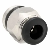 AIGNEP USA Push-Fit Adapter Fitting: 8 mm OD x 1/2 in Pipe Size, Brass, 15/16 in Overall Lg, 5 PK (MPN 50000N-8-1/2-PK5)