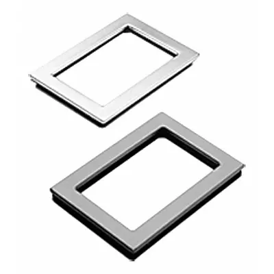 HOFFMAN Enclosure Window Kit: 7 1/2 in Frame Ht, 5 1/2 in Frame Wd, 5 in Window Ht - Enclosure Window Kits