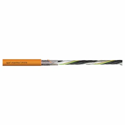CHAINFLEX Servo Motor Cable: (4) 16 AWG (1.5)/Shielded Twisted Pr 16 AWG (1.5) - Servo VFD Power Cables