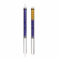 This gas detection tube is designed for use with DRAEGER Accuro pumps to measure formic acid (CH2O2) concentrations in air. The measurement range is 1 to 15 ppm. Supplied as a pack of 10 tubes, it is suitable for industrial safety applications such as chemical processing, laboratory analysis, and plant maintenance