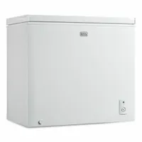 BLACK & DECKER Chest Freezer: White, 7 cu ft Capacity, 33 1/2 in x 32 in x 21 3/4 in, 6 to 9.9 cu ft (MPN BCFK706)