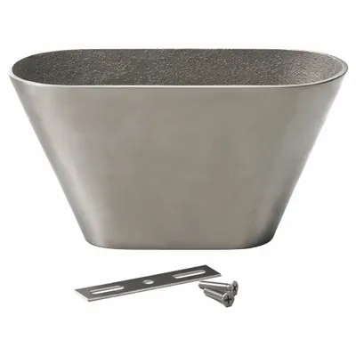 JAY R. SMITH MFG. CO Funnel Assembly: 6 in Overall Wd, 4 1/2 in Overall Ht, Cast Bronze - Funnel Converting Assemblies for Floor Drains