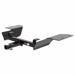 This CURT Class II hitch is designed for the Chevrolet Impala Limited, with a gross trailer weight capacity of 3,500 lb and a gross vehicle weight capacity of 3,000 lb. Constructed from carbon steel with a powder-coated finish, it requires no drilling for installation. Suitable for towing trailers, boats, or cargo carriers in light-duty applications.