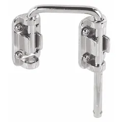 This sliding door lock from PRIME-LINE measures 1 7/16 in high, 1 7/16 in wide, and 2 in long. It is designed to secure sliding doors in commercial and industrial settings, helping to prevent unauthorized access and keep doors firmly closed.