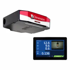 This dimensioner measures parcel length, width, and height for shipping, logistics, and warehousing applications. Constructed of aluminum, it features an Ethernet interface and USB ports, and includes a USB display for data output. Powered by an electric source, it is compatible with universal product types.