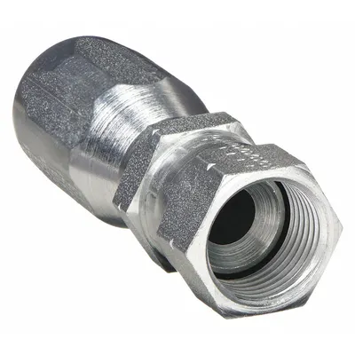 AEROQUIP Hydraulic Hose Fitting: -6 For Hose Dash Size, 5/8 in x 3/8 in Fitting Size - Steel Reusable Hydraulic Hose Fittings
