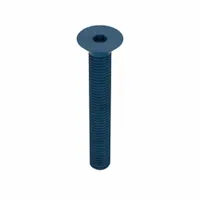 Socket Flat Head Screw: M8x1.25 Thread Size, 60 mm Lg, Flat, Blue Phosphate, Alloy Steel, 10 PK (MPN UST204761)