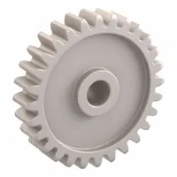 Spur Gear: Module m 1, 28 Teeth, 5 mm Bore Dia, Duracon, 20° Pressure Angle, Plain Bore (MPN DS1-28)