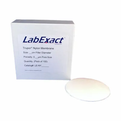 LABEXACT Membrane Filter: 90 mm Dia, 0.45 um Pore Size, Nylon, Non-Sterile - Nylon Membrane Filters