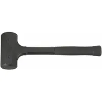 Dead Blow Hammer: Steel Handle, 3 1/4 lb Head Wt, 2 in Hammer Face Dia, 14 in Overall Lg, Rubber (MPN 5MX33)
