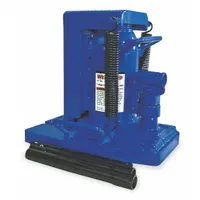 WESTWARD Hydraulic Toe Jack: Steel, Manual Handle, Mechanical, 10 ton Load Capacity, ASME PASE