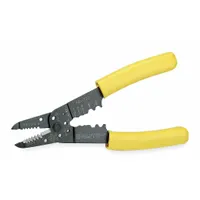 Multi-Tool Wire Stripper: Manual, 16 AWG to 6 AWG, For RG-59 Cable Designation, 8 1/4 in Overall Lg (MPN 45-777)