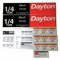 DAYTON Jib Crane Label Kit: For 7HU56