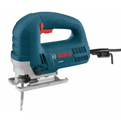 BOSCH Jigsaw: 6 A Current, 3,100 stroke/min Stroke Rate - Max, Orbital, 3/4 in Stroke Lg - D-Handle Corded Jigsaws