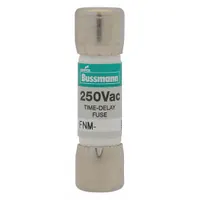 BUSSMANN Fuse: FNM Series, Midget, Time-Delay, 6 A, 250 V AC, 13/32 in x 1 1/2 in, Non-Indicating (MPN FNM-6)