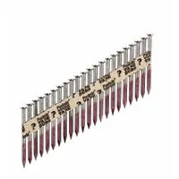 PASLODE Metal Connector Nails,2 1/2" L,Plain: Connector Nails, Flat, Smooth, Steel, Plain, 2,000 PK (MPN 650028)