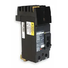 Molded Case Circuit Breaker: 225 A Amps, 25kA at 240V AC, Fixed, Lug, BC, 2 Poles, 240V AC, QD (MPN QDA222254). Key specifications — Terminal Connection: Lug; Phase Connection: BC; Max. AIR Rating: 25kA at 240V AC; Instantaneous Trip: Fixed; Series: QD.