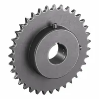 TRITAN Roller Chain Sprocket: 40, For 1/2 in Chain Pitch, 1 1/4 in Bore Dia, 35 Teeth, Steel (MPN 40BS35H X 1 1/4)