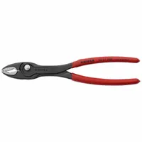 General purpose slip-joint pliers with a 7/8 in maximum jaw opening and 1 in jaw length. Overall length is 7 7/8 in. Fitted with standard cushion grips for comfort. Suitable for gripping, turning, and holding fasteners and components in maintenance, assembly, and repair tasks