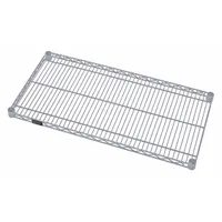 QUANTUM Wire Shelf: 36 in x 30 in, 1 Shelves, 800 lb Load Capacity, Dry/Wet, Gray, Steel (MPN 3036GY)