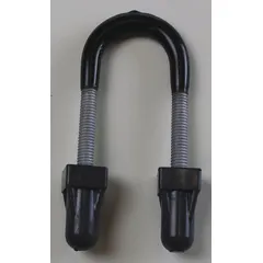 Conduit U-Bolt: 3/4 in Trade Size, 3/4 in, 5/16" Thread Size, Steel, PV0700UB00. Key specifications — attr25894: PV0700UB00; attr32042: CALBOND; attr28582: 3/4 in; attr28579: Black; attr28581: PVC Coated; attr28588: Conduit; attr32043: U-Bolt; attr25897: Steel.