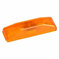 GROTE Clearance Marker Lamp: Clearance Light, Incandescent, Rectangular, Amber, Bracket (MPN 46743)