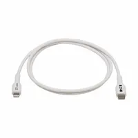 EATON TRIPP LITE Usb Cable: Type C End 1, Lightning End 2, White, 3.3 ft Lg, 2.0 USB Specification (MPN M102AB-01M-WH)