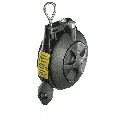 HUBBELL Tool Balancer: Non-Locking, 3 lb Max. Tool Wt, 6 ft Cable Lg, ABS, Snap Hook - General Purpose Tool Balancers