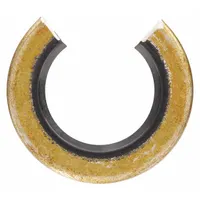 THOMSON Double Acting Seal: Open Bearing Seal, Stainless Steel/Rubber, For 0.75 in Nominal Shaft Dia (MPN OPNS750SS)