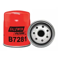 BALDWIN FILTERS Oil Filter: B7281, M20-1.50 Thread Size, 3 7/8 in Overall Ht, 3 1/4 in Outside Dia