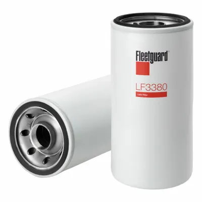 FLEETGUARD Automotive Oil Filter: B95, LF3380, 1 1/2"-12 Thread Size, 10 3/8 in Overall Ht - Spin-On Oil Filters